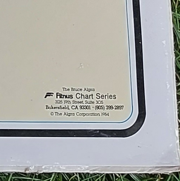 1984 Vintage Bruce Algra Exercise and Muscle Guide Workout Fitness Chart Series - Picture 4 of 6